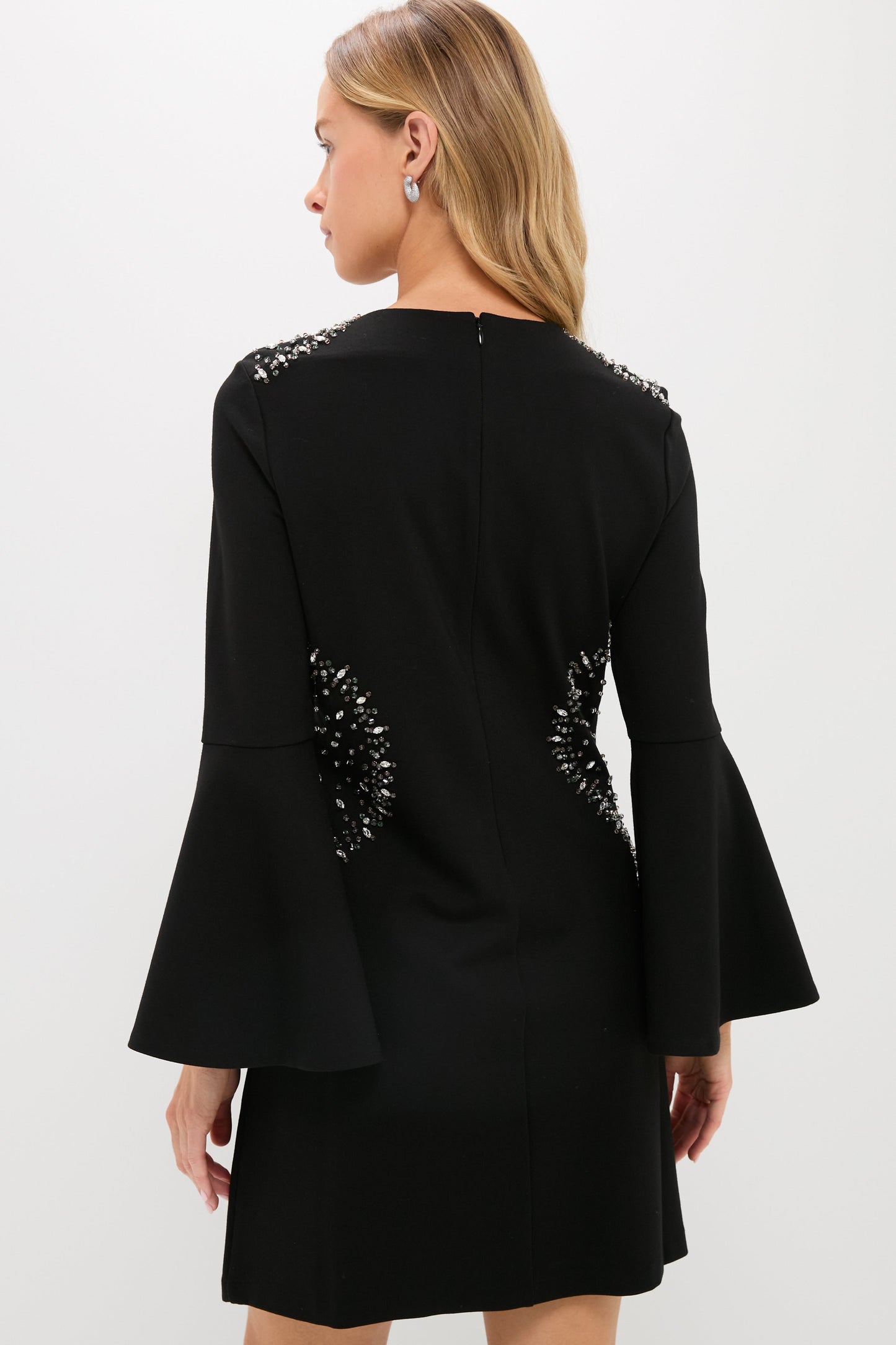 Black Embellished Farrow Dress