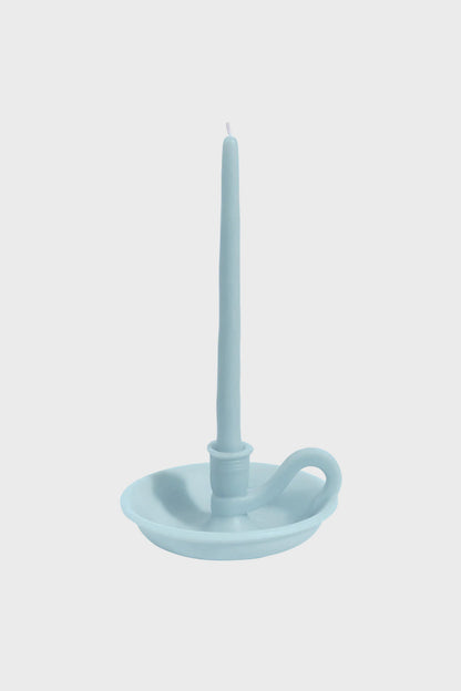 Blue Molded Soy Wax Candle