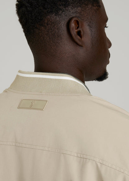 A.T. Bomber Jacket for Tall Men in Desert Khaki