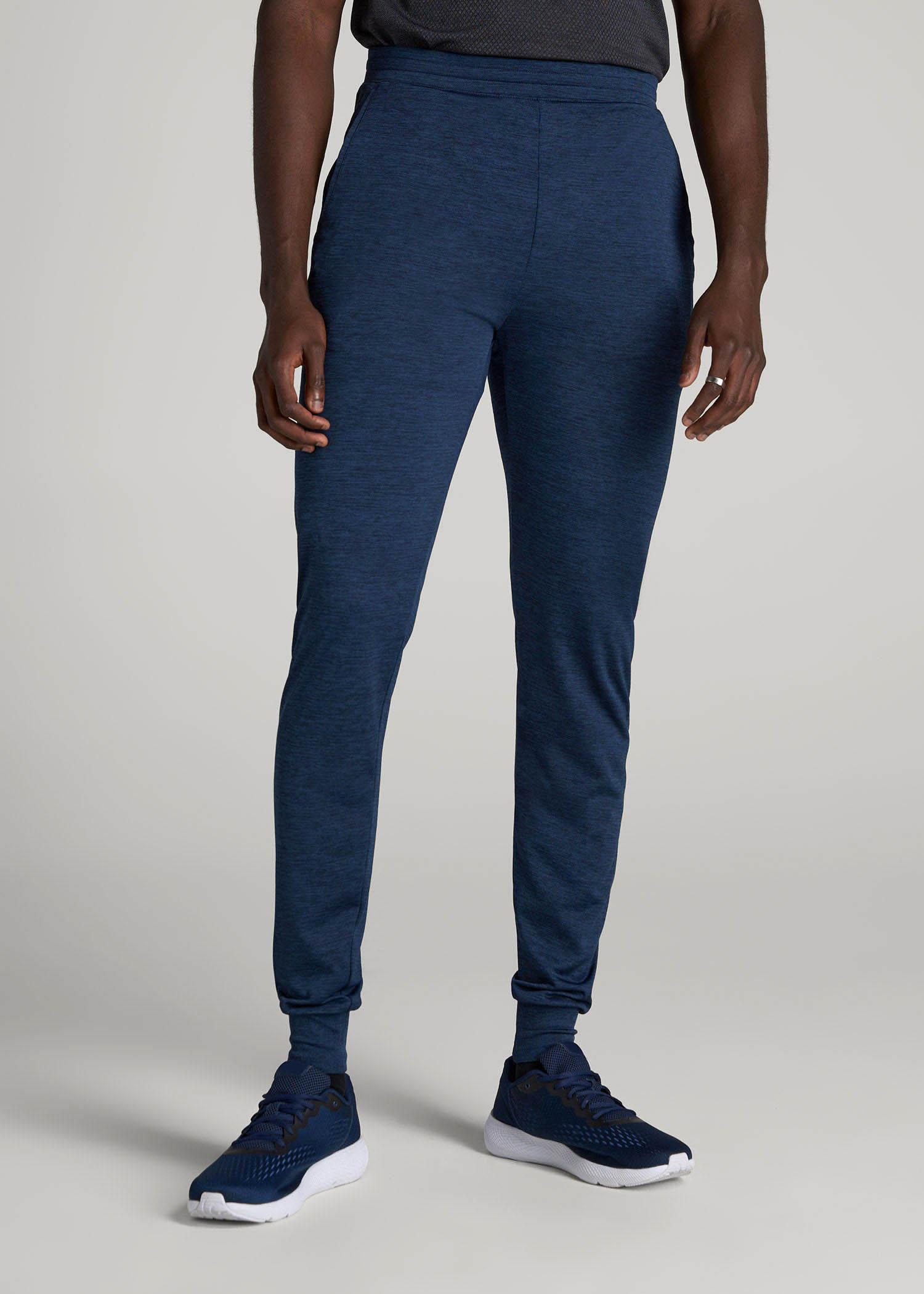 A.T. Performance Engineered Joggers for Tall Men in Navy Mix