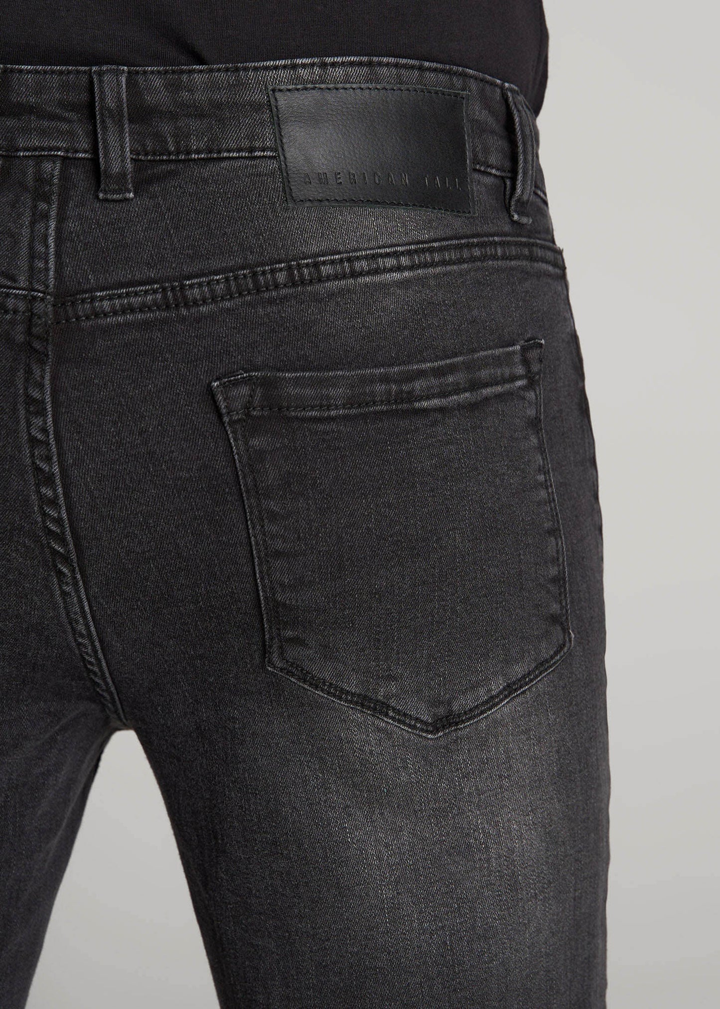 Dylan Slim Fit Jeans for Tall Men in Dark Smoke