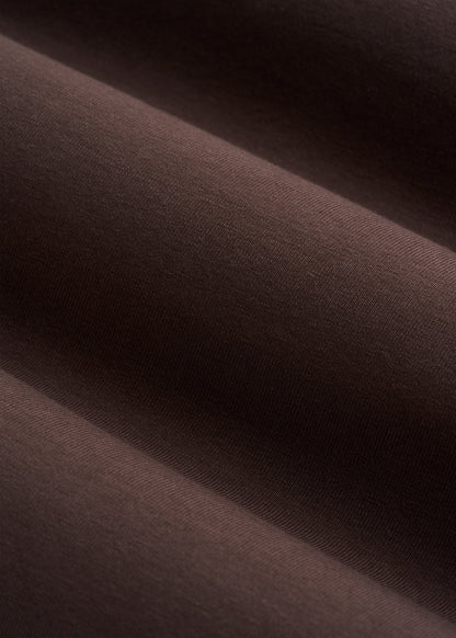 The Essential Modern Fit Crewneck Tee for Tall Men in Espresso