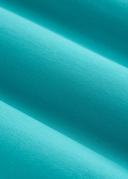 The Essential Modern Fit V-Neck Tee for Tall Men in Baltic Turquoise
