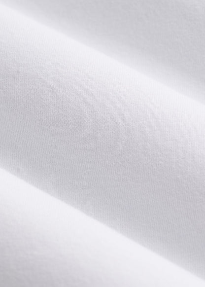 The Essential Slim Fit Long Sleeve Tee for Tall Men in White