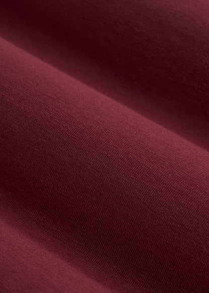 The Essential Slim Fit V-Neck Tee for Tall Men in Tawny Port
