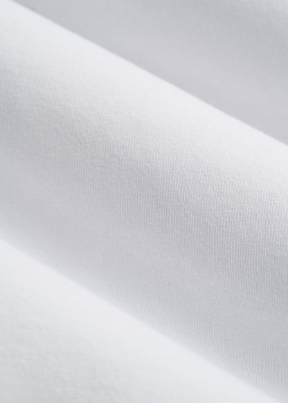The Essential Slim Fit V-Neck Tee for Tall Men in White