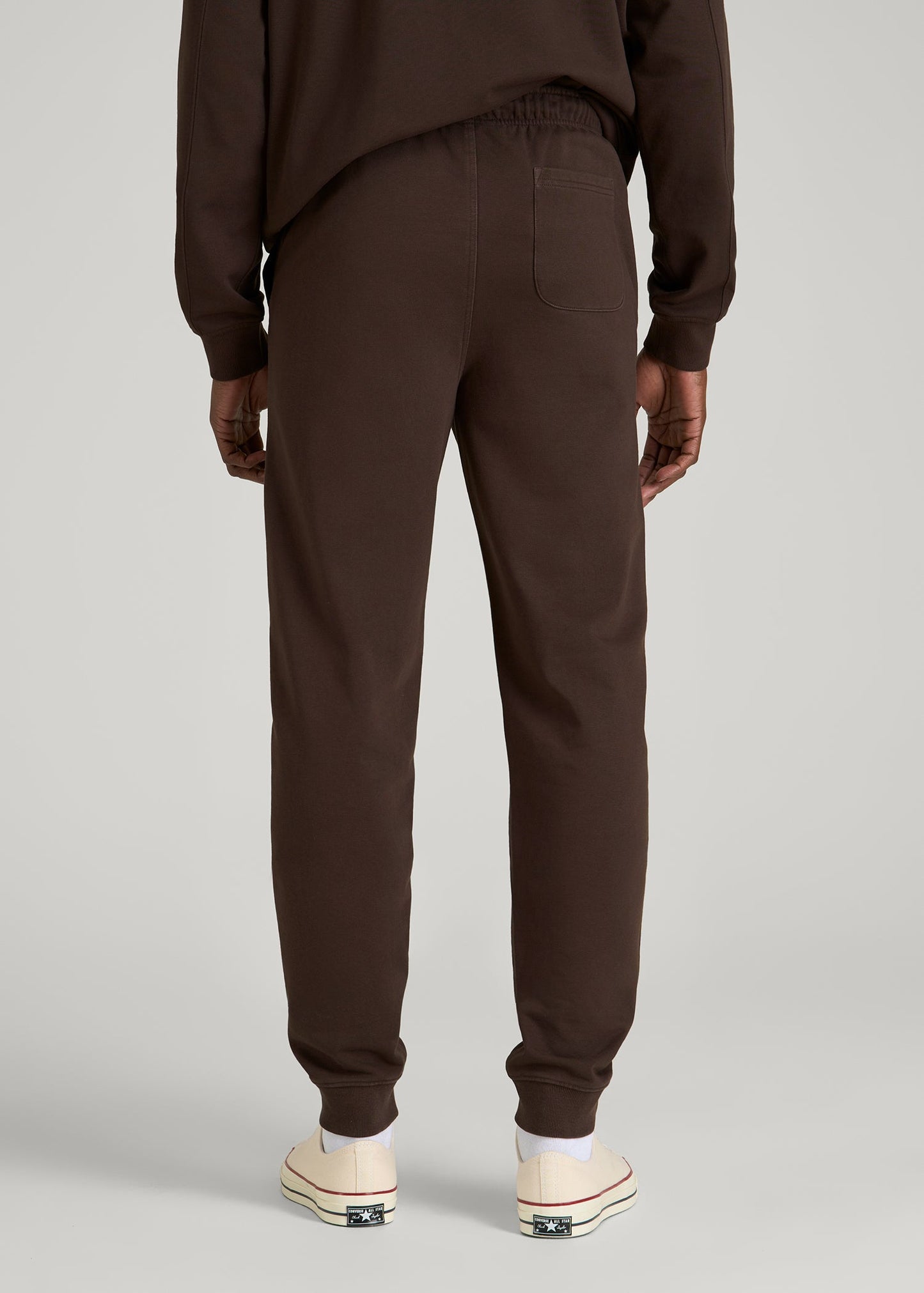 Everyday French Terry Jogger for Tall Men in Espresso