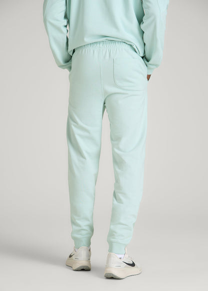 Everyday French Terry Jogger for Tall Men in Opal Blue
