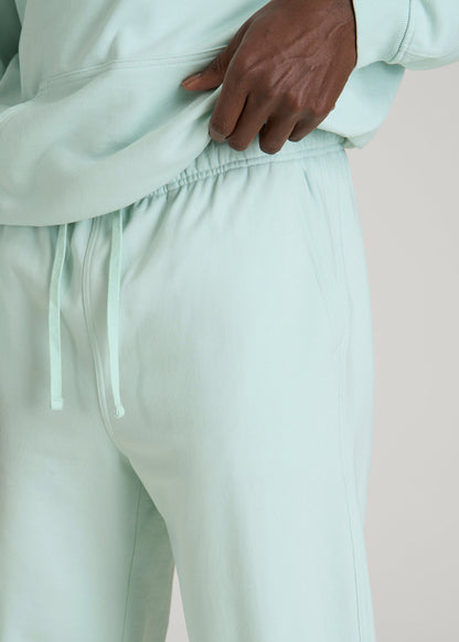 Everyday French Terry Jogger for Tall Men in Opal Blue