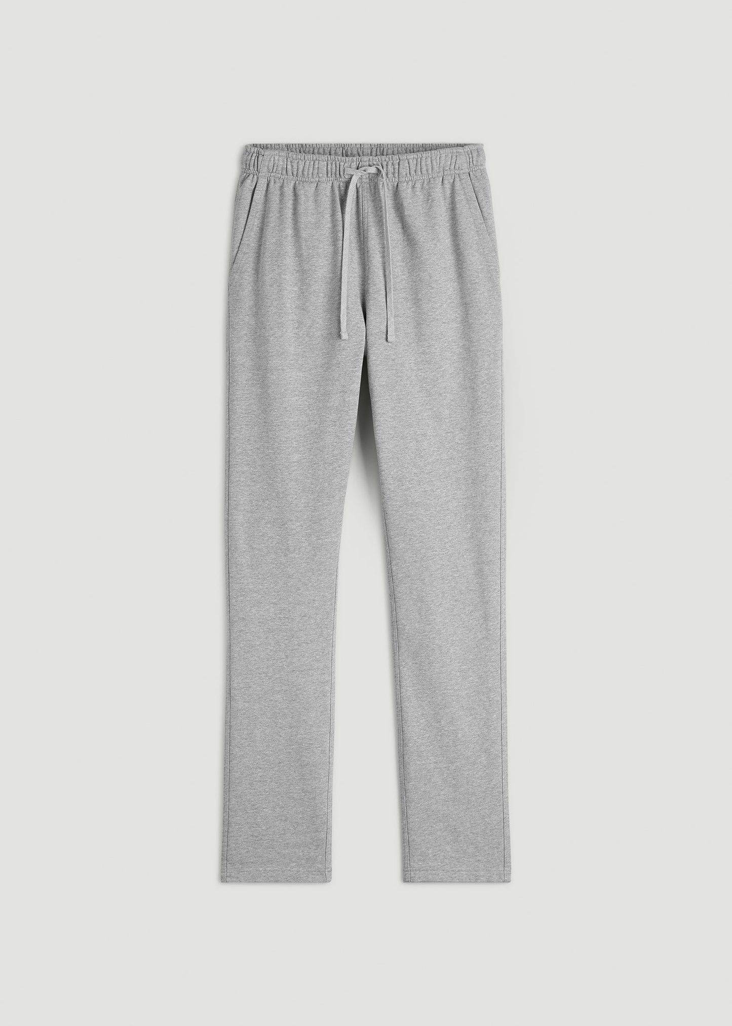 Everyday French Terry Straight Leg Sweatpants for Tall Men in Grey Mix