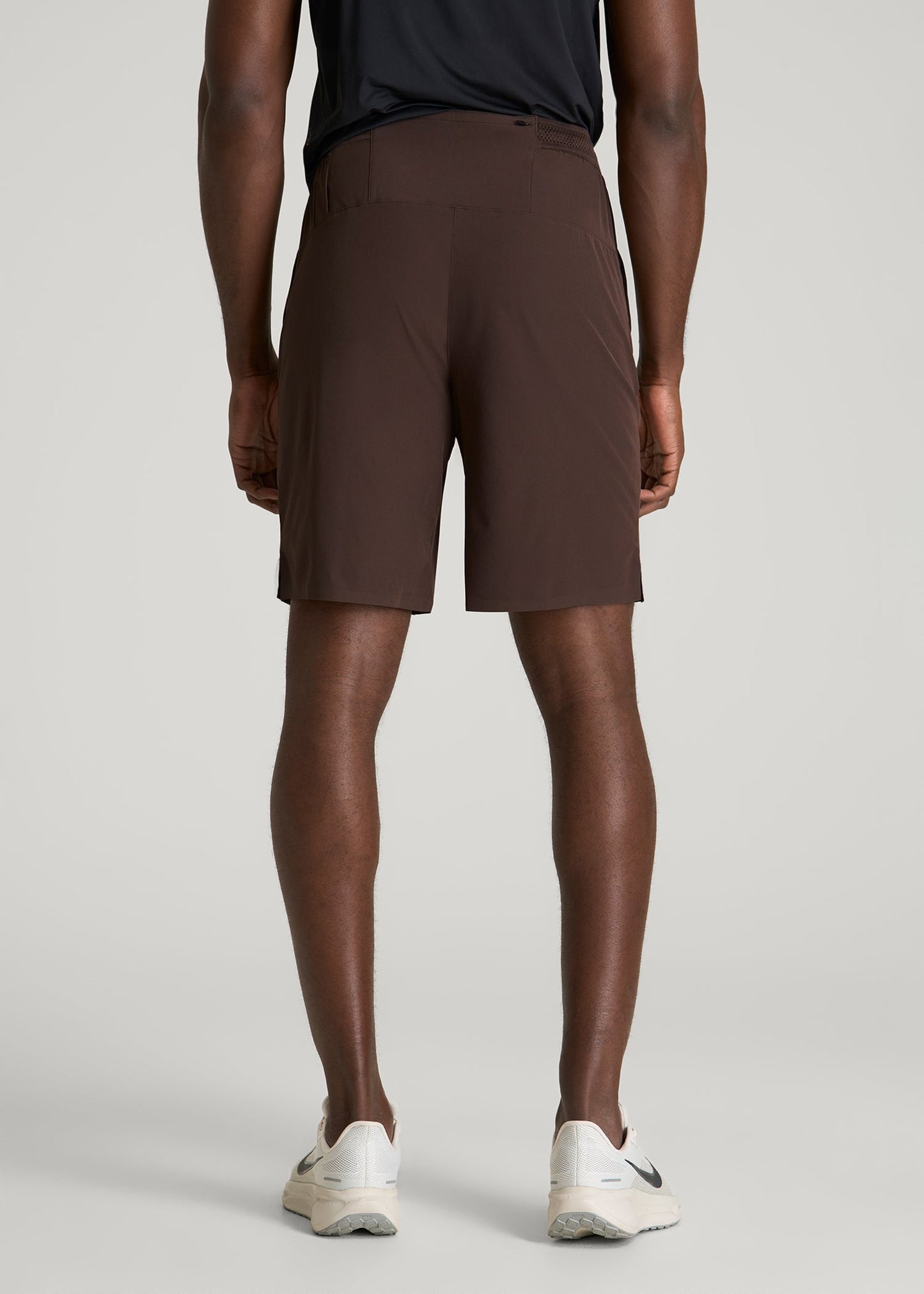 Featherweight Linerless Running Short for Tall Men in Espresso