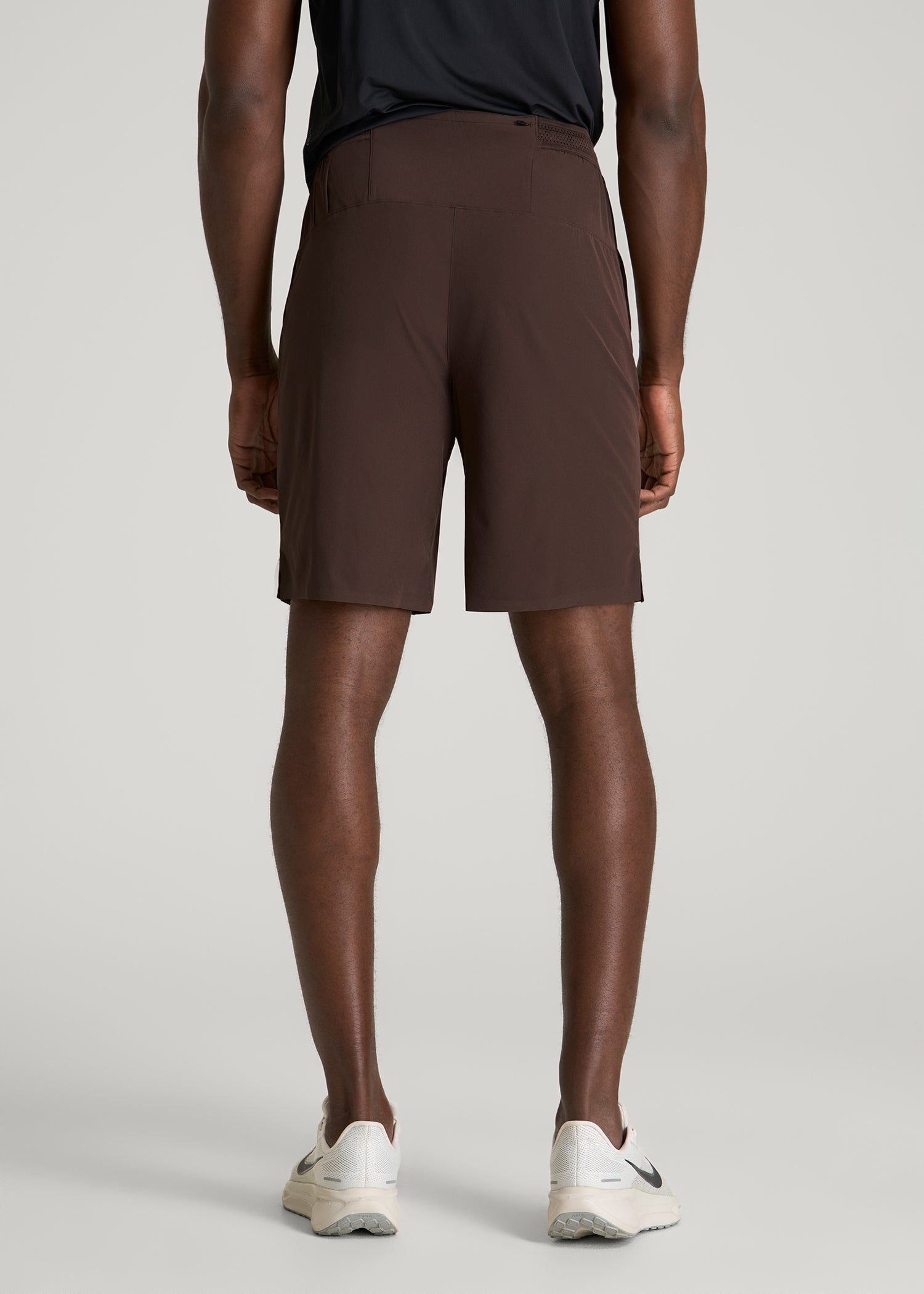 Featherweight Linerless Running Short for Tall Men in Espresso