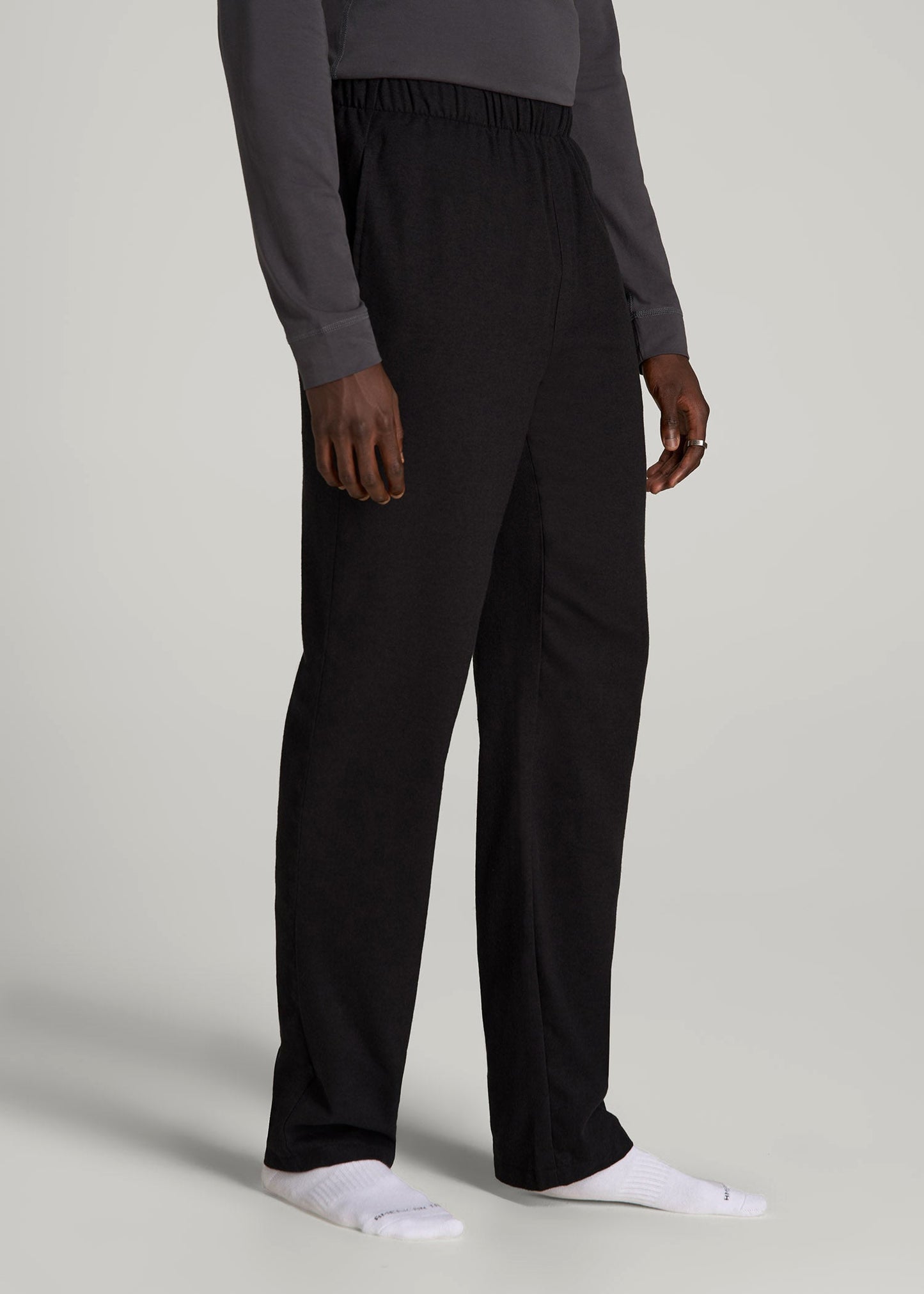 Pajama Pants for Tall Men in Charcoal Mix