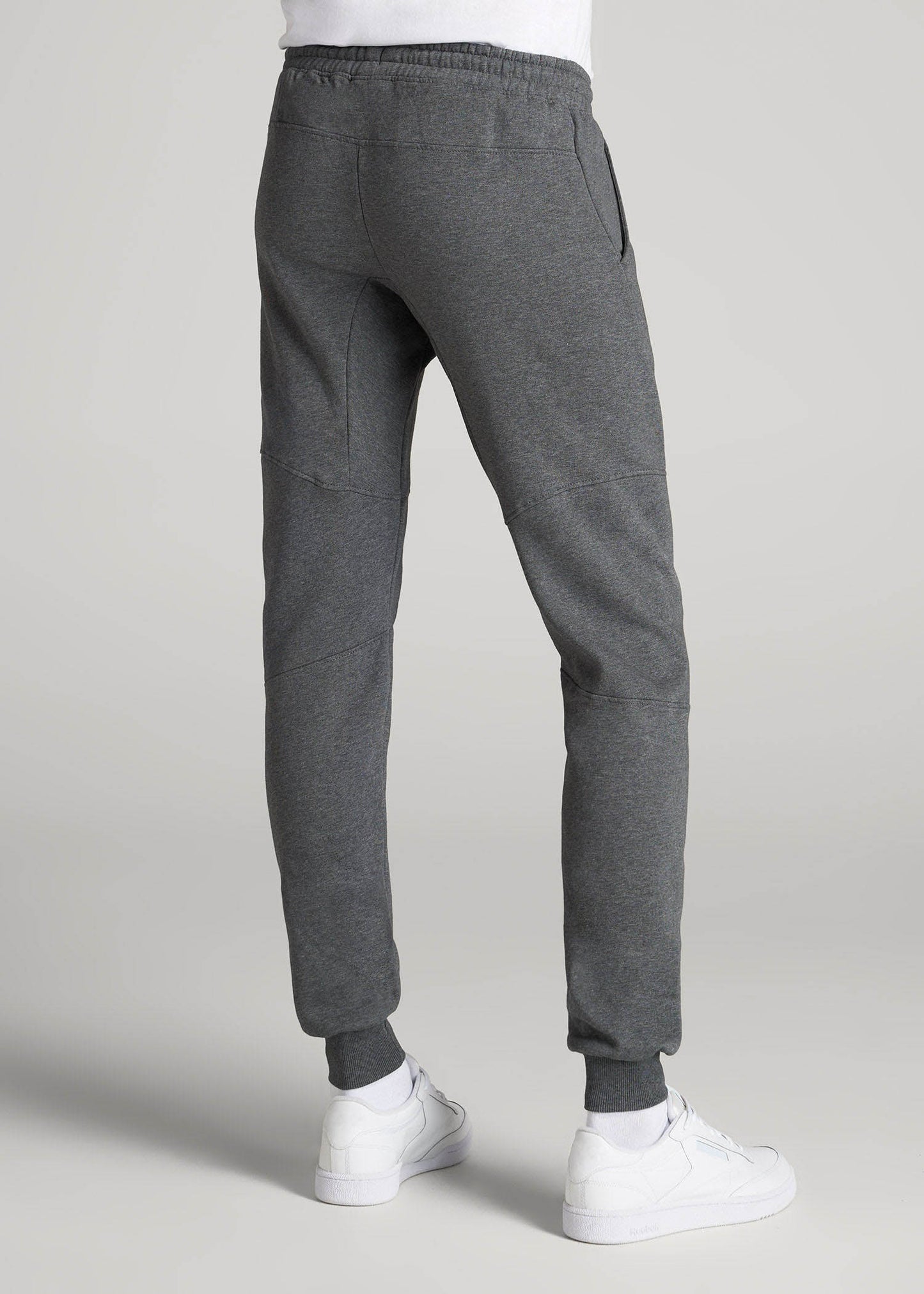 Wearever Fleece Joggers for Tall Men in Charcoal Mix