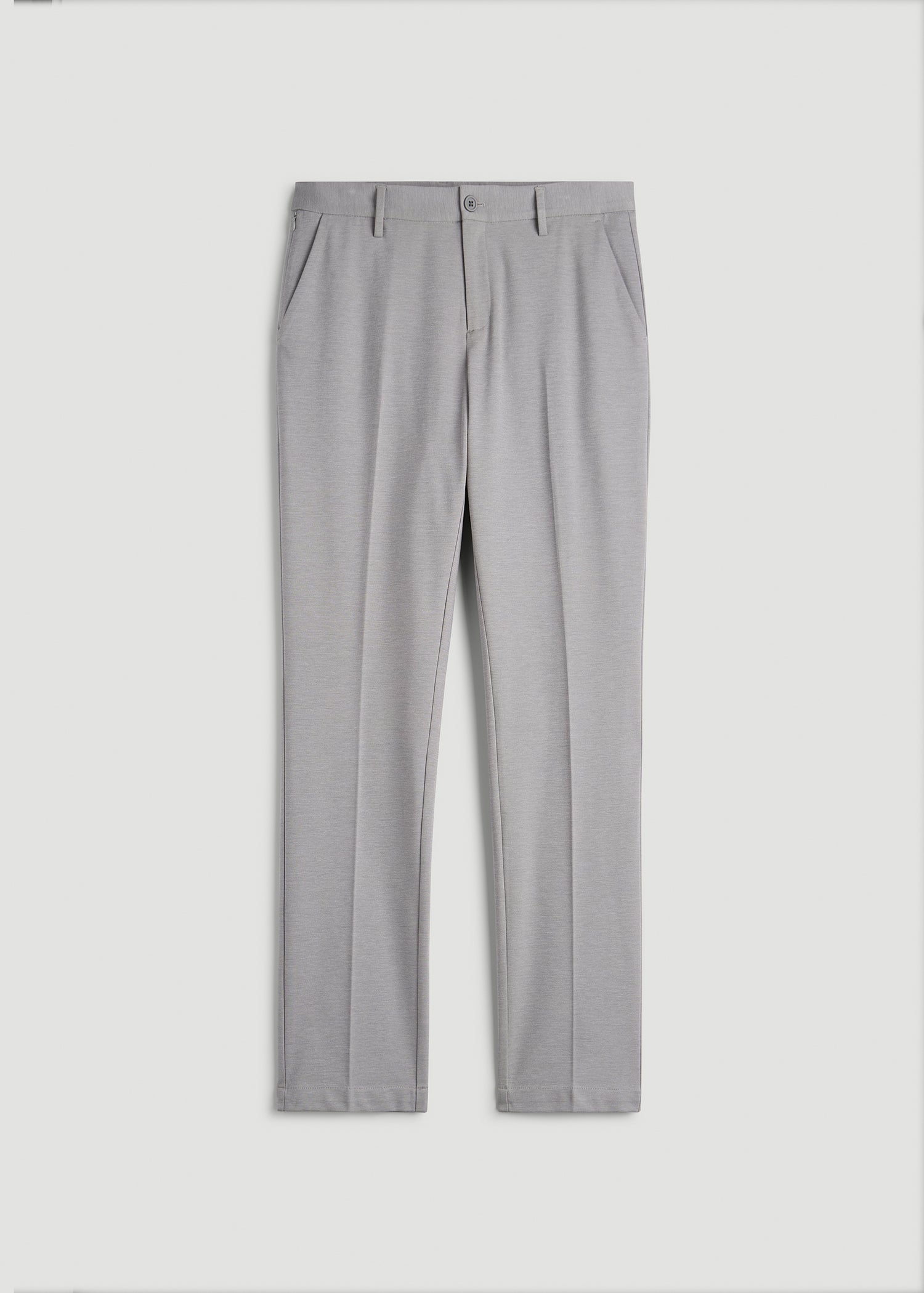 Flex Tech Suit Pants for Tall Men in Ice Grey Nailhead