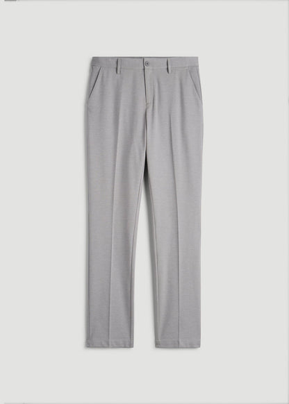 Flex Tech Suit Pants for Tall Men in Ice Grey Nailhead