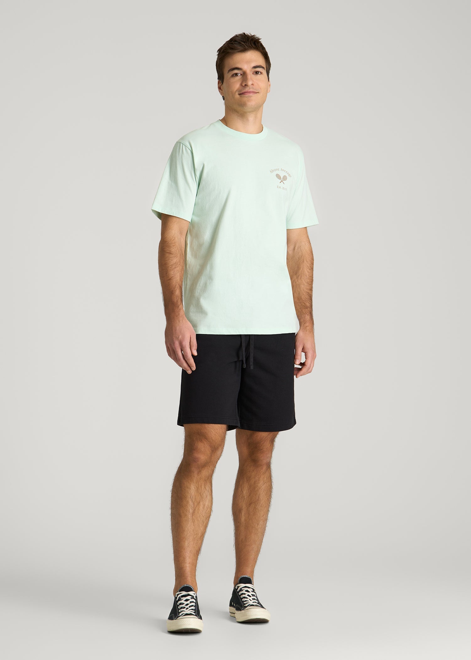 Country Club Graphic Tee for Tall Men in Blue