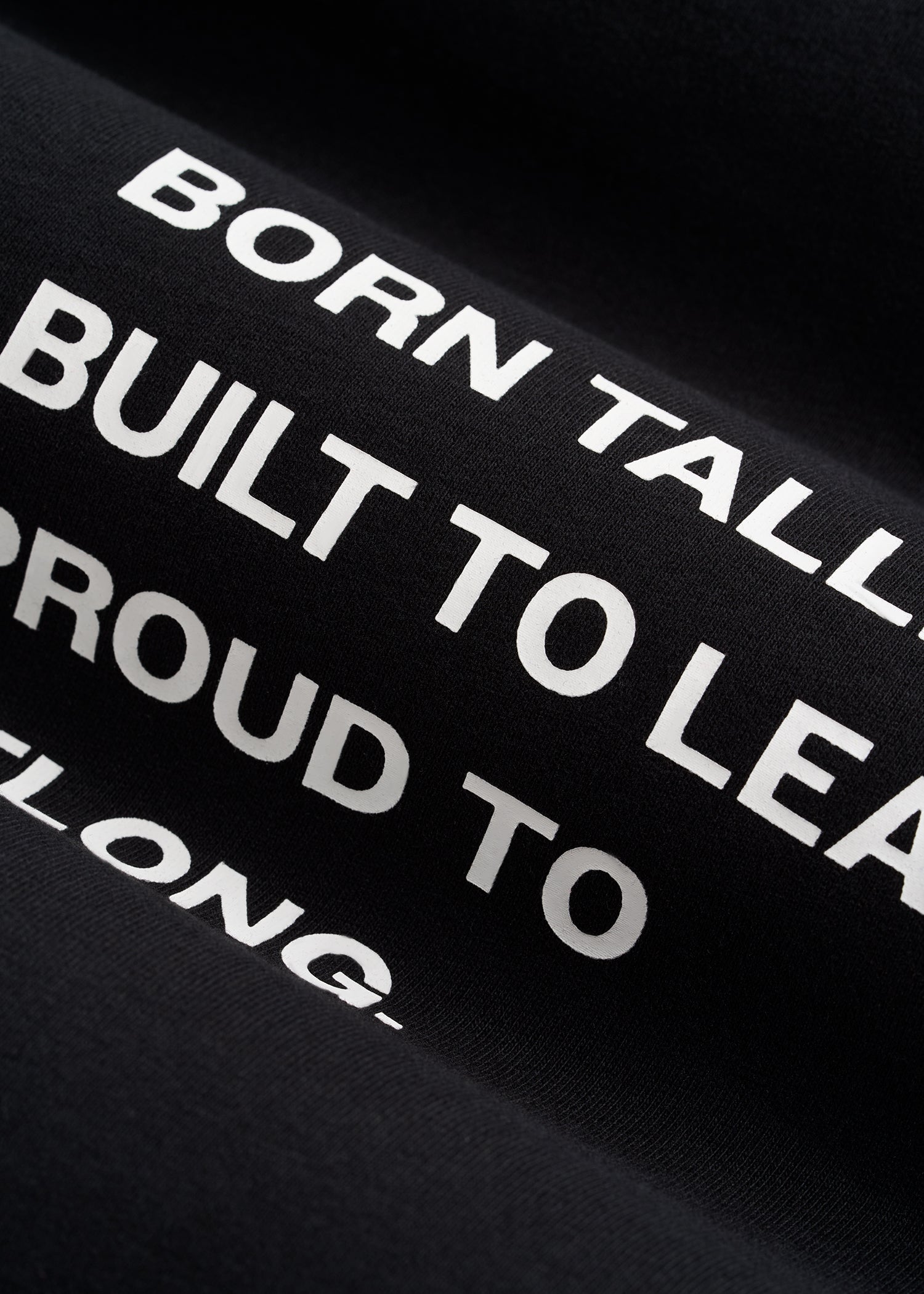 Mission Graphic Tee for Tall Men in Black