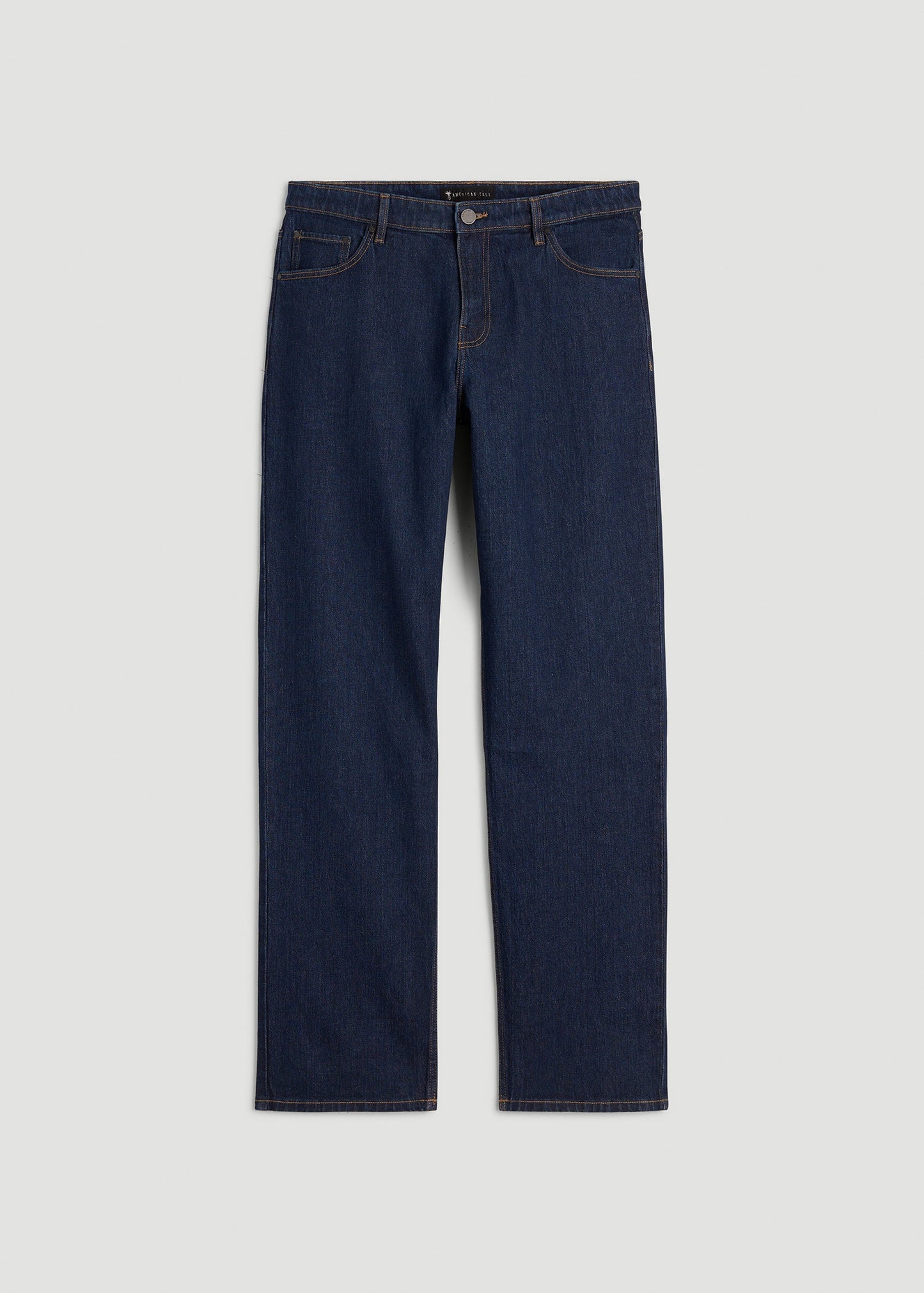Loose Fit Jeans for Tall Men in Deep Indigo Wash