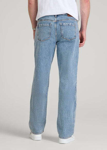Loose Fit Jeans for Tall Men in Perfect Blue