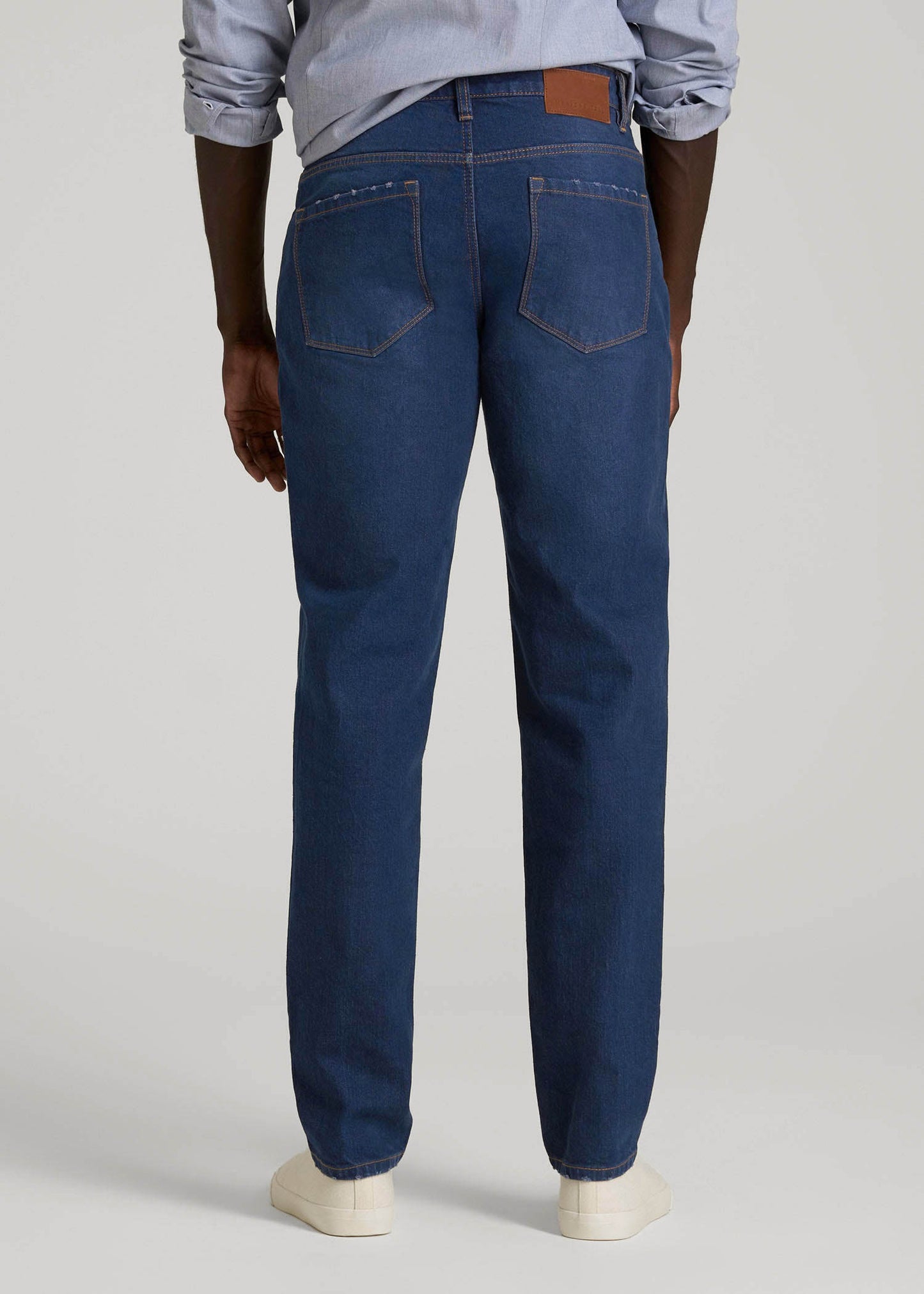 Milo RELAXED TAPERED FIT Jeans for Tall Men in Midnight Blue Wash