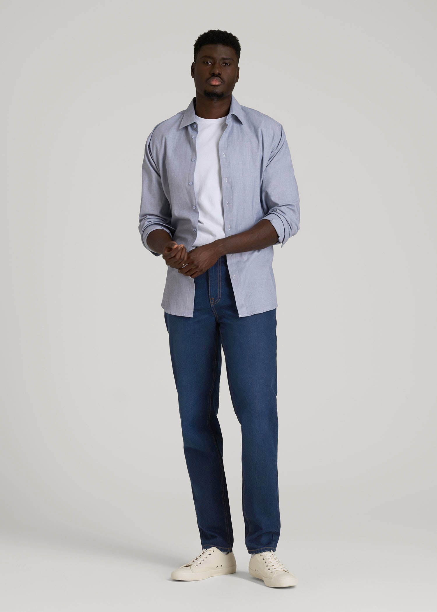 Milo RELAXED TAPERED FIT Jeans for Tall Men in Midnight Blue Wash