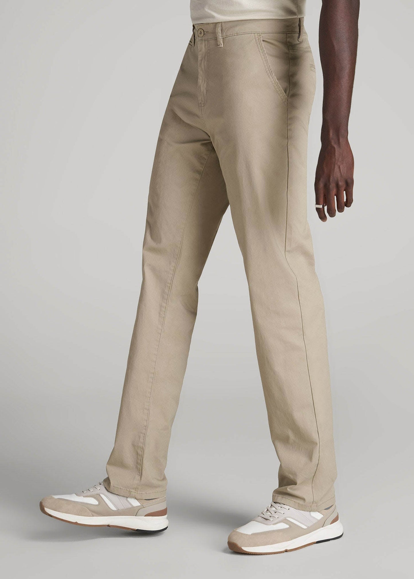 Mason RELAXED Chinos for Tall Men in Desert Khaki