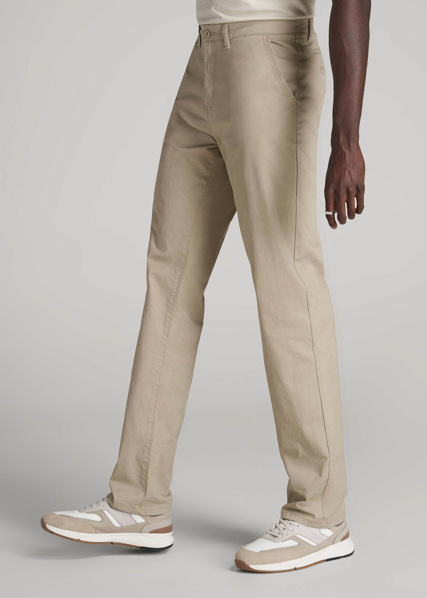 Mason RELAXED Chinos for Tall Men in Desert Khaki