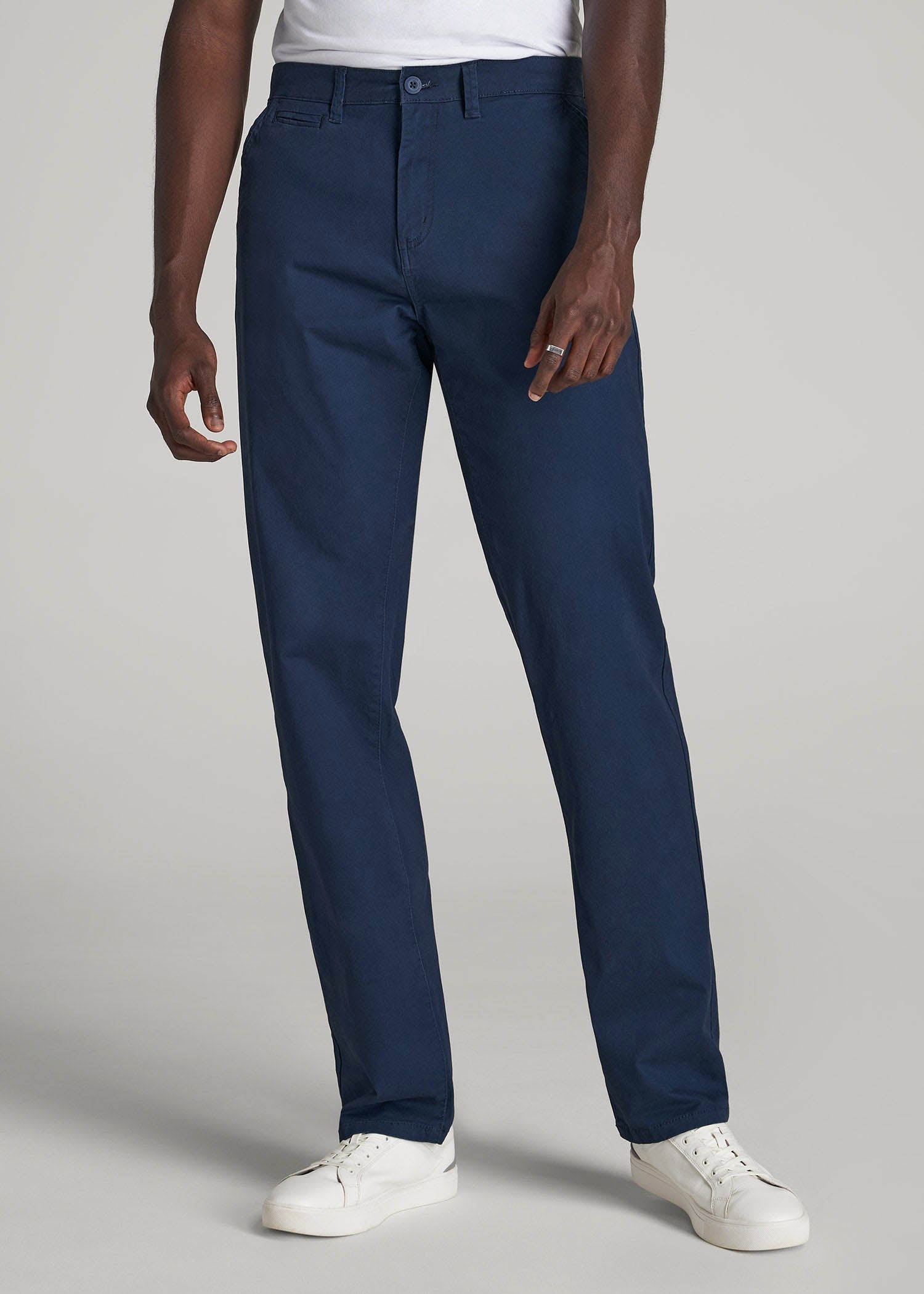 Mason RELAXED Chinos for Tall Men in Marine Navy