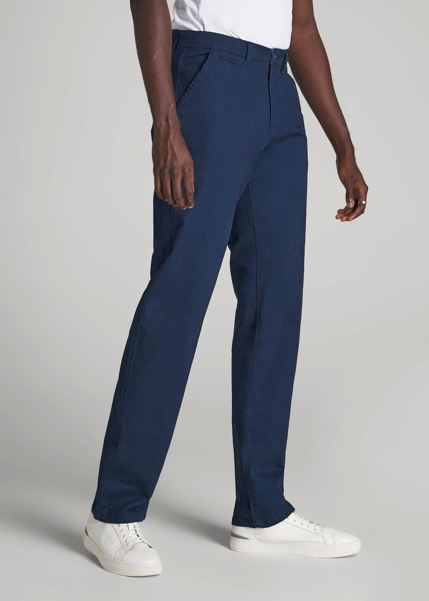 Mason RELAXED Chinos for Tall Men in Marine Navy