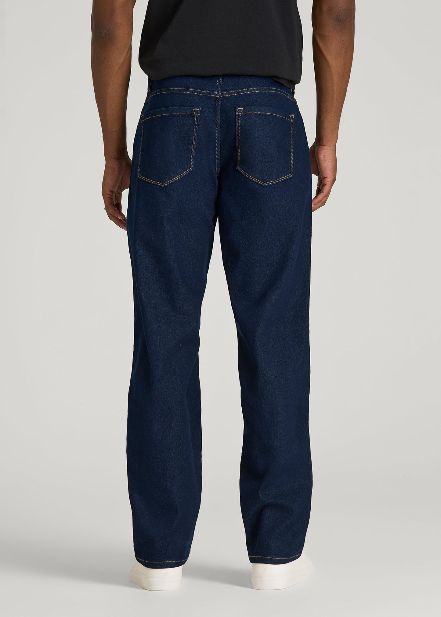 Mason Relaxed Fit Jeans for Tall Men in Deep Indigo Wash