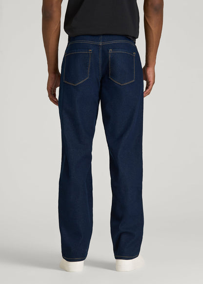 Mason Relaxed Fit Jeans for Tall Men in Deep Indigo Wash