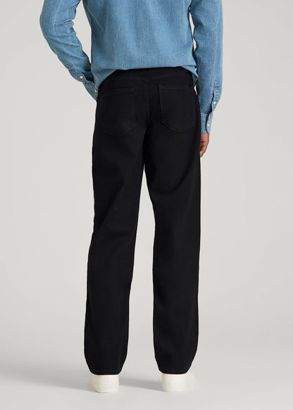 Mason Relaxed Fit Jeans for Tall Men in Optimum Black