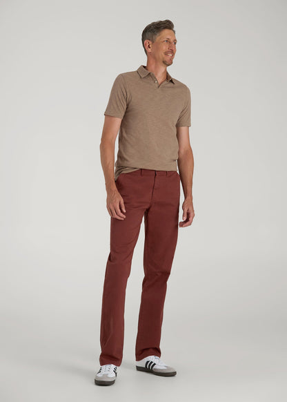 Mason RELAXED Chinos for Tall Men in Intense Rust