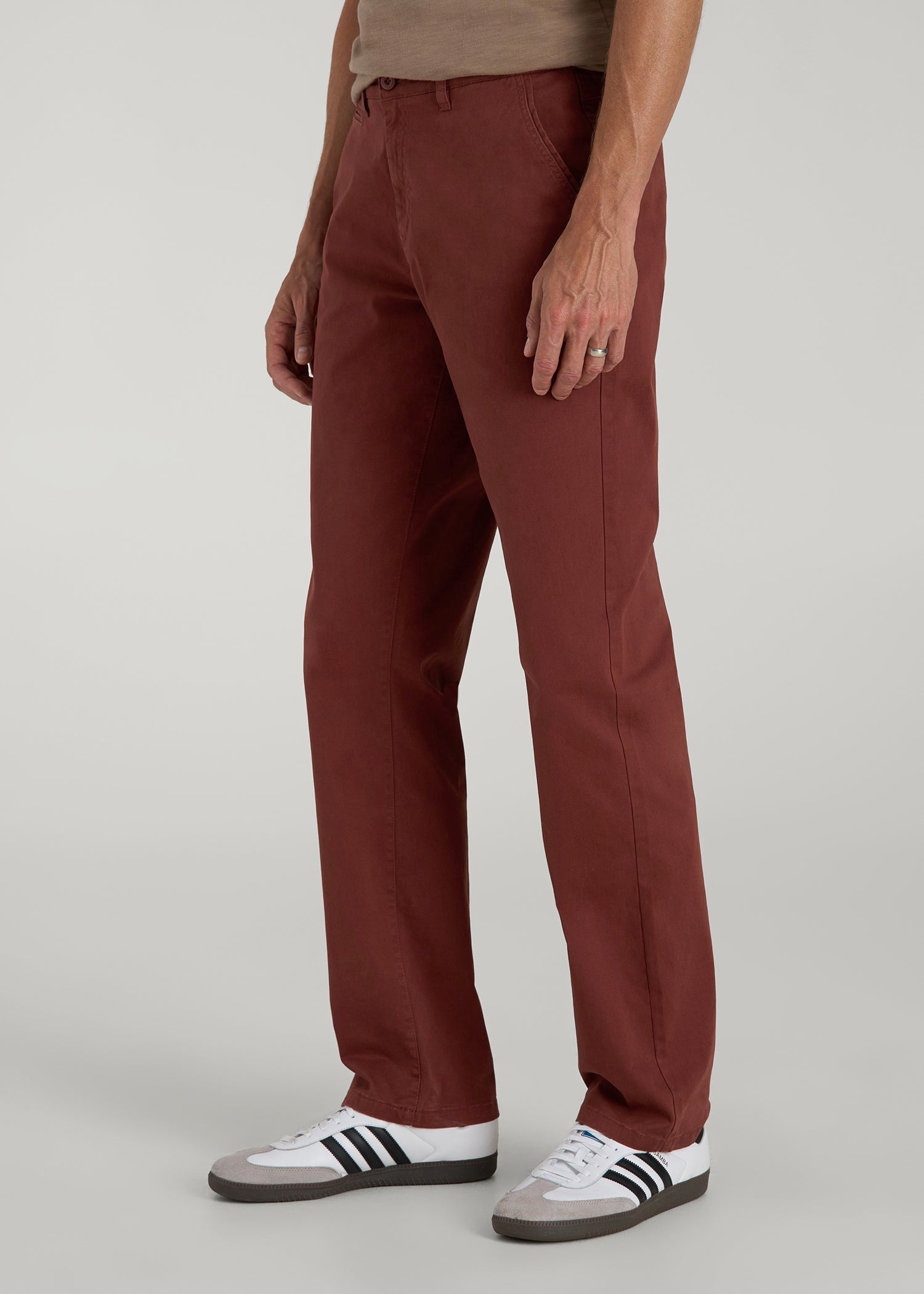 Mason RELAXED Chinos for Tall Men in Intense Rust
