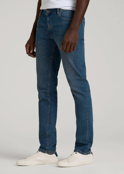 Carman TAPERED Jeans for Tall Men in Worn Blue