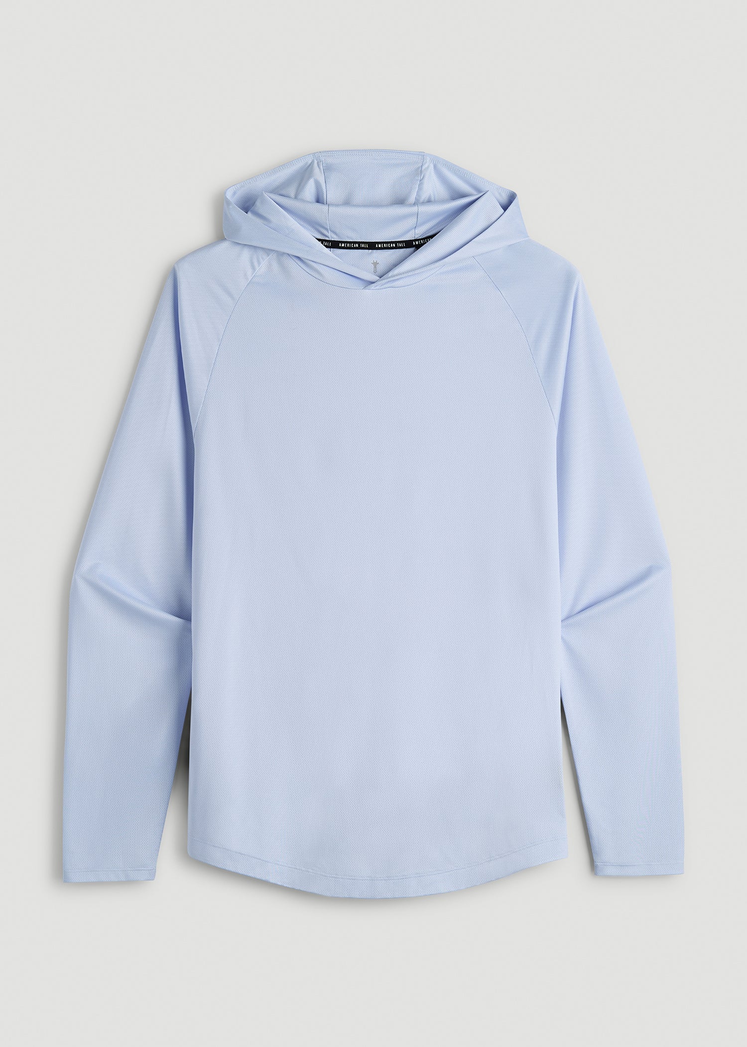 A.T. Performance Training Hoodie for Tall Men in Airy Blue