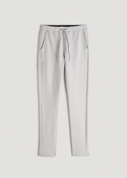 Microsanded French Terry Sweatpants for Tall Men in Black