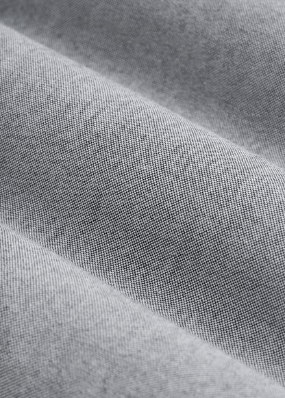 Oxford Cloth Button Down Shirt for Tall Men in Formal Grey