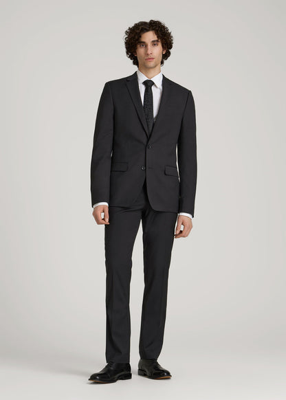 Suit Jacket for Tall Men in Black