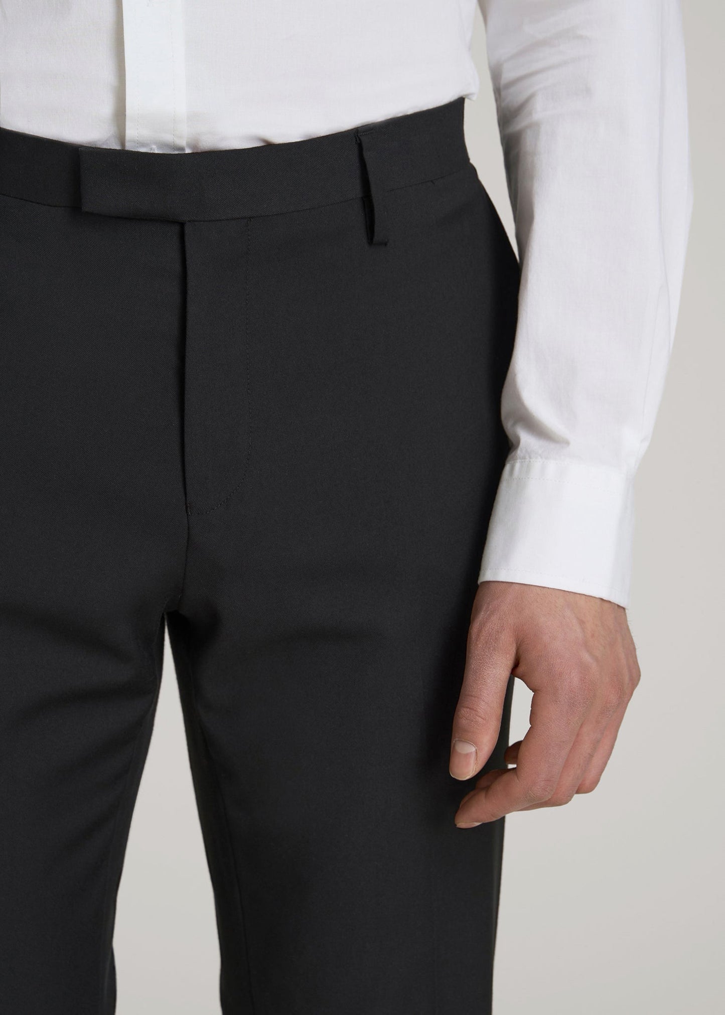 Suit Trousers for Tall Men in Black