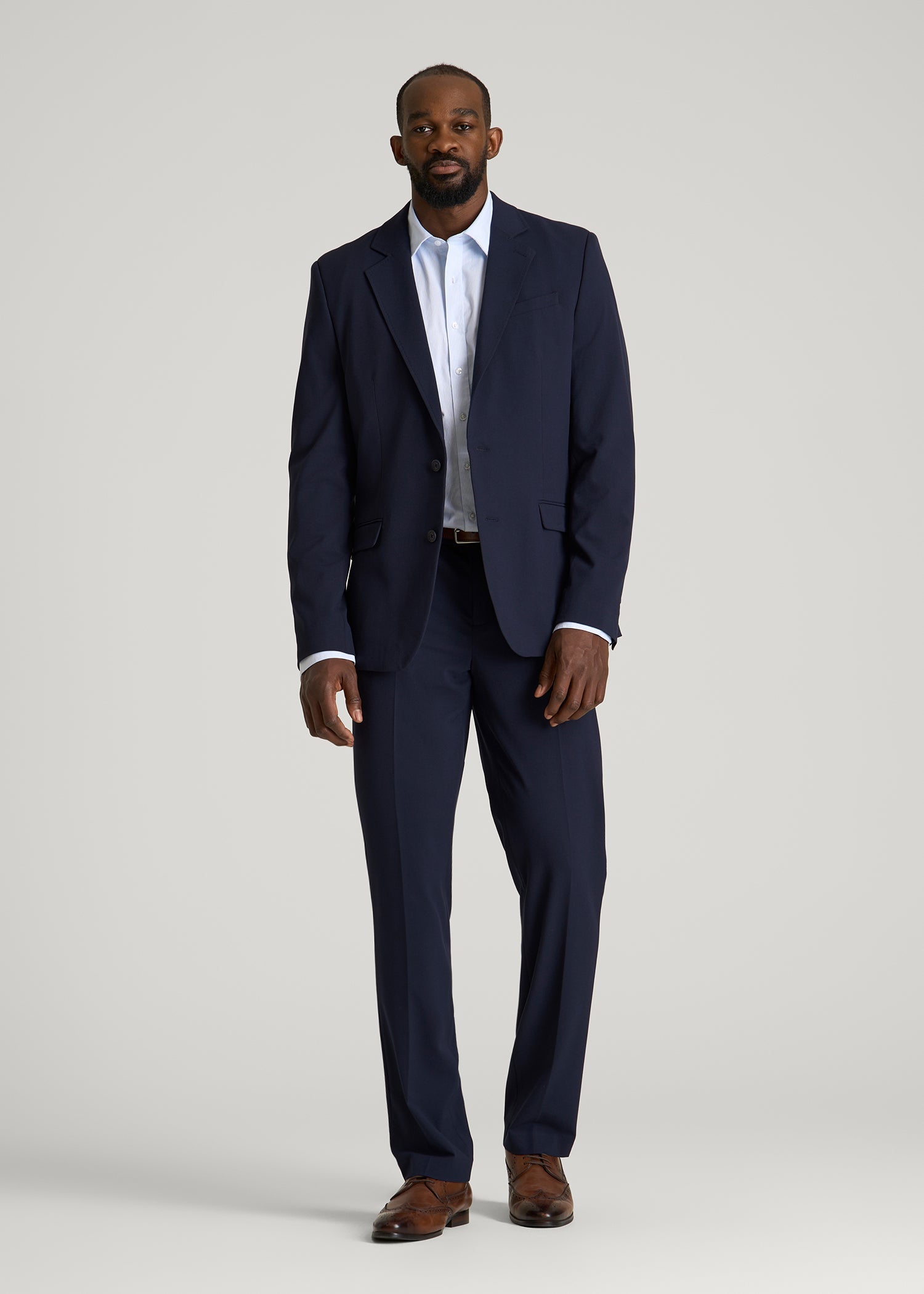Suit Separates Pants for Tall Men in Evening Blue