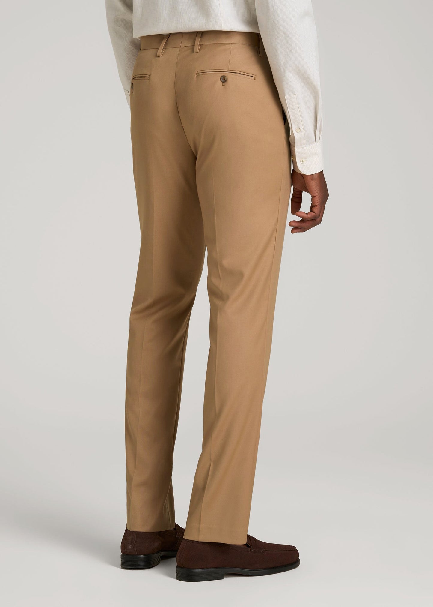 Suit Trousers for Tall Men in Tannin
