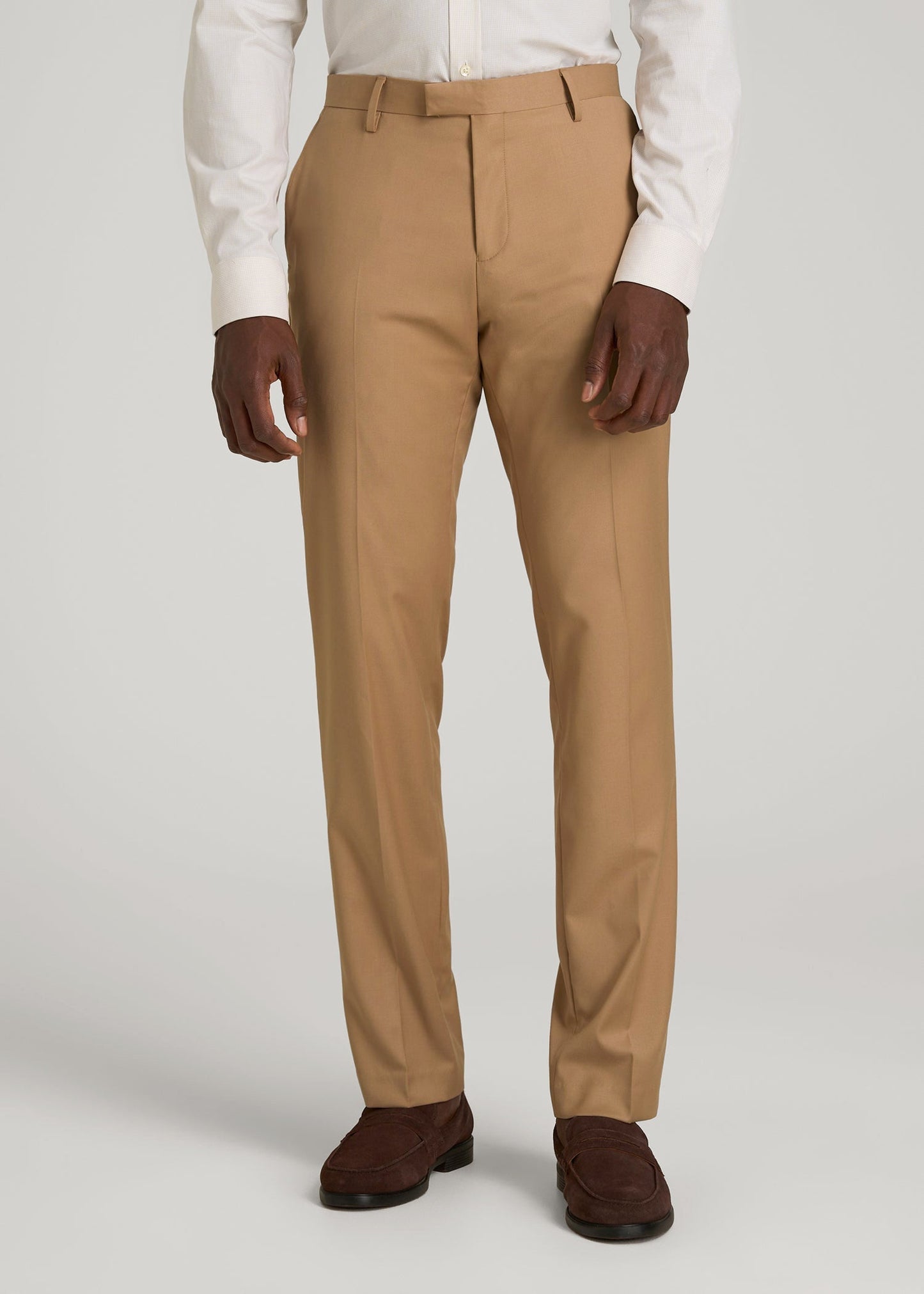 Suit Trousers for Tall Men in Tannin