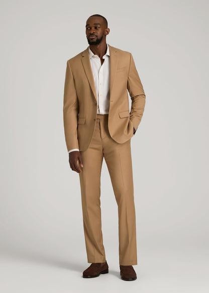 Suit Trousers for Tall Men in Tannin