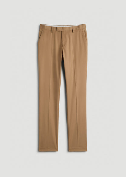 Suit Trousers for Tall Men in Tannin