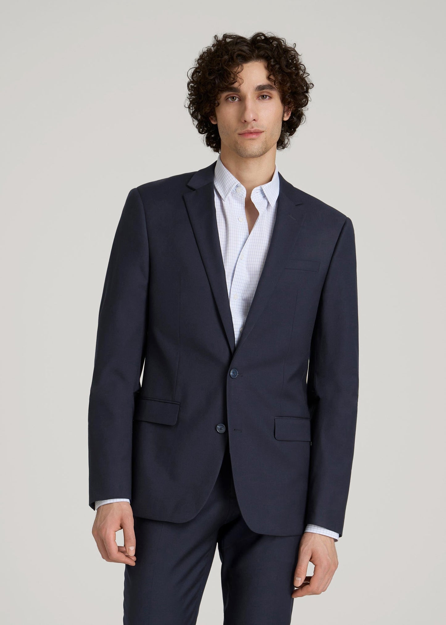 Suit Jacket for Tall Men in True Navy