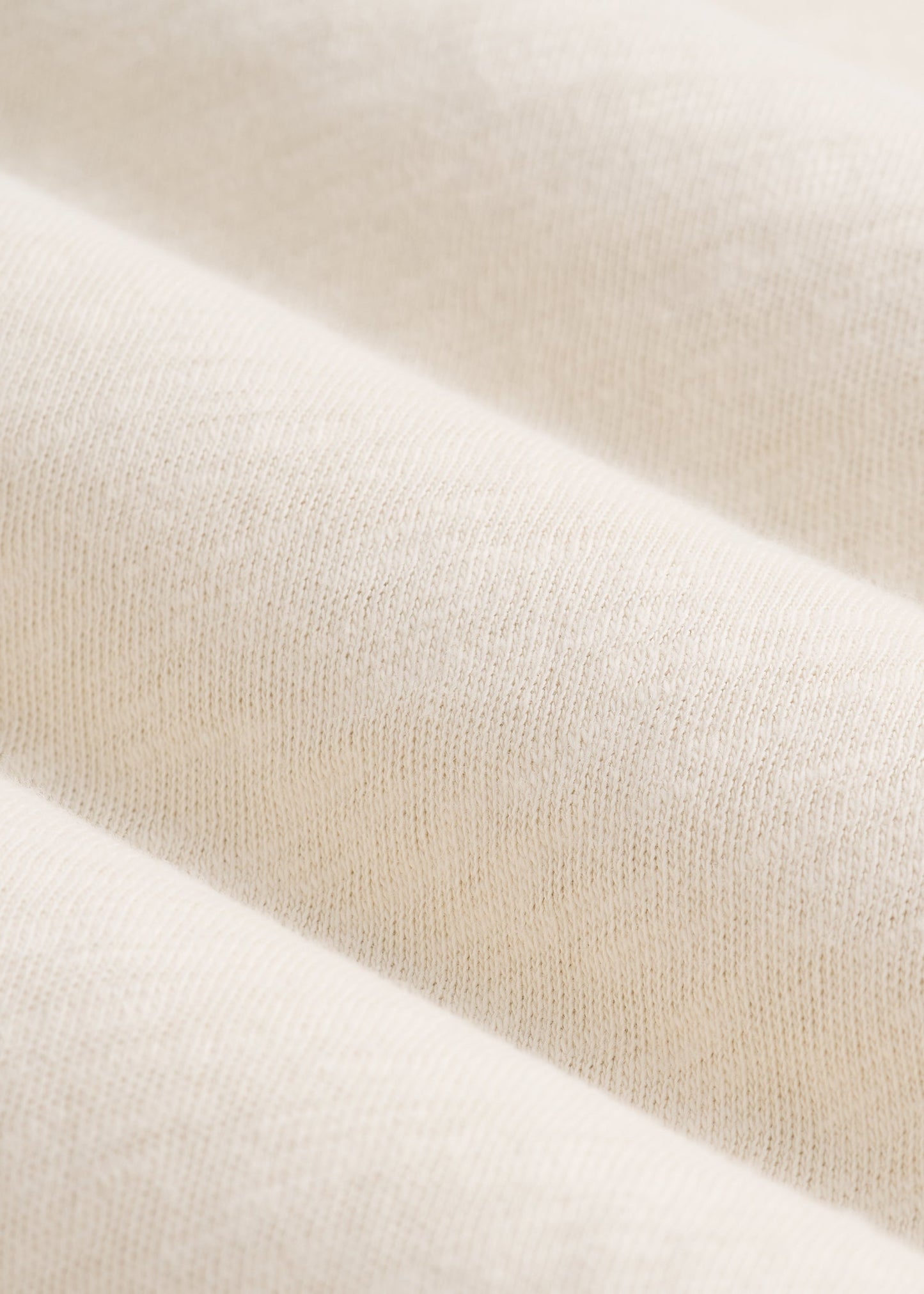 Sunwashed Slub Crewneck for Tall Men in Ivory White