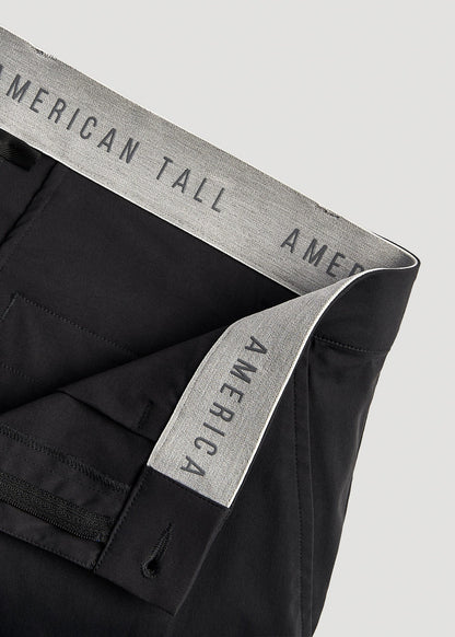 TAPERED FIT Traveler Chino Pants for Tall Men in Black