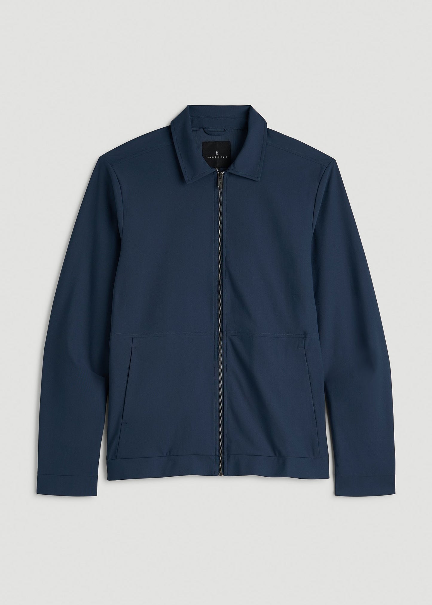 Traveler Bomber Jacket for Tall Men in Navy Blue